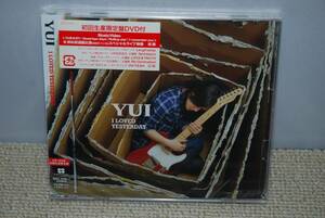 【新品】YUI CD+DVD「I LOVED YESTERDAY（初回生産限定盤）」検索：ユイ SRCL-6766-7 CHE.R.RY チェリー 未開封