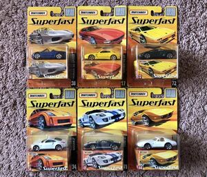 【未開封】 MATCHBOX SUPERFAST 2005 1/64 マッチボックス フェラーリ 360 456 ランボルギーニ ディアブロ コルベット GT Z 6台セット