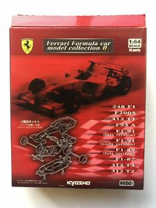 サークルK 京商 2007 1/64 ミニカー フェラーリ フォーミュラ カー モデル コレクション Ⅱ 312 T2 KYOSHO FERRARI F1 組立キット 