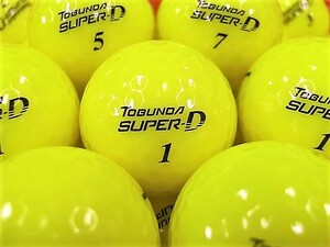 ●厳選美品●トブンダ スーパーディー TOBUNDA【SUPER-D】クリスタルイエロー 50個 ロストボール●