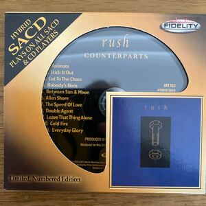 ラッシュ RUSH COUNTERPARTS <HYBRID SACD/LIMITED NUMBERED EDITION>