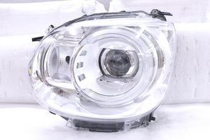 39-2106★値下 LED LA800S ムーヴキャンバス★左ヘッドライト KOITO 100-69038 打刻:８L ユニット メッキ 純正★ダイハツ ジャンク品 (KK)