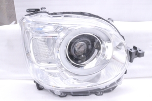 41-1688★美品★LED LA850S ムーヴキャンバス★右ヘッドライト KOITO 100-6908D 打刻:RR ASSY メッキ 純正★ダイハツ (KK)