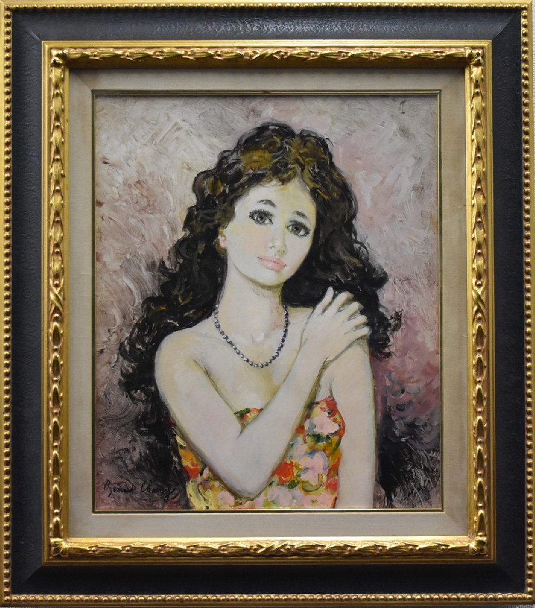 Bernard Charroy No.8 Fille [Galerie Seiko, 5, 500 pièces exposées]*, Peinture, Peinture à l'huile, Portraits