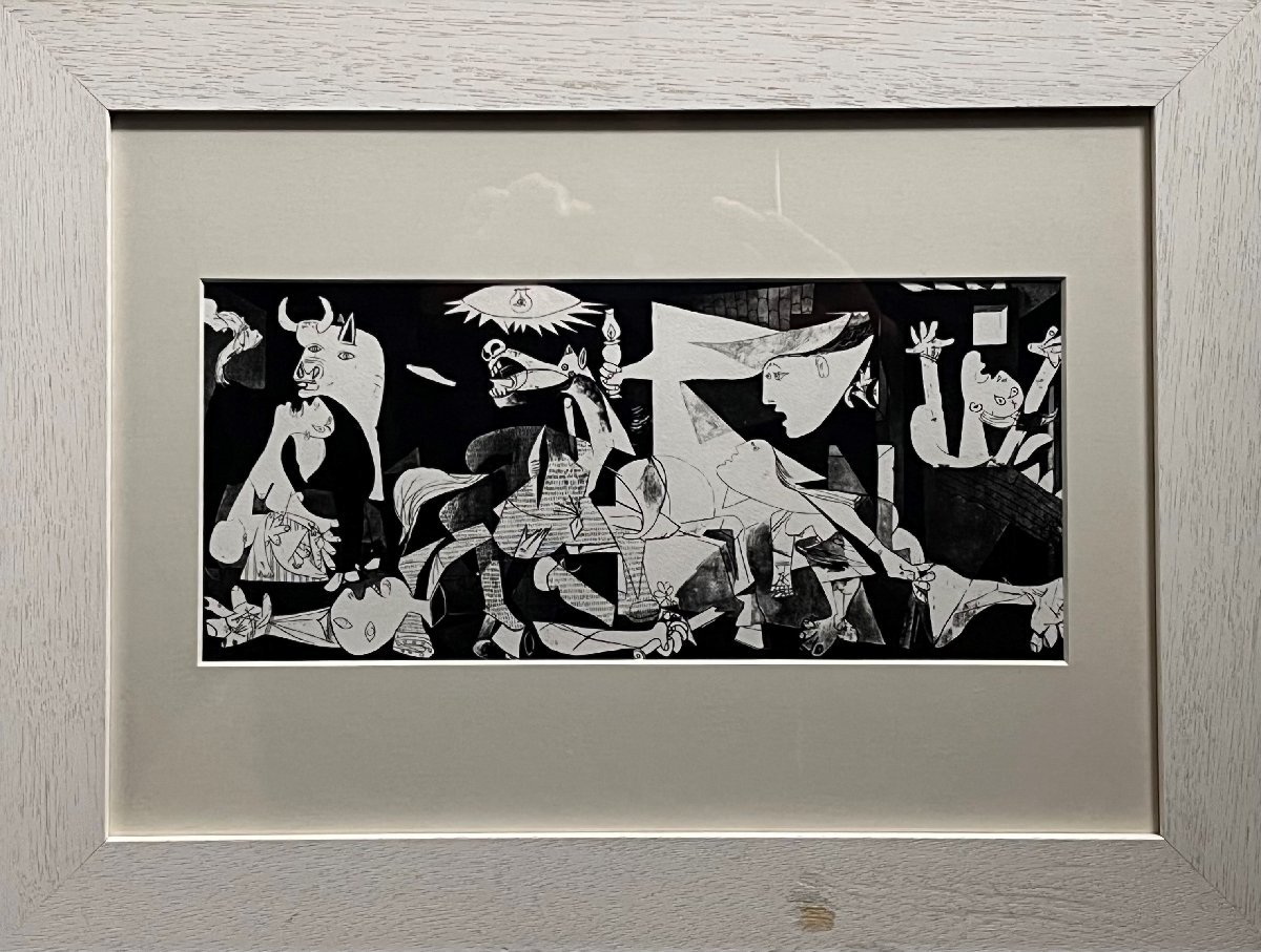 Picasso's masterpiece! Guernica *With cubist deformation, It was somewhat comical and was considered a symbol of anti-war painting [Masamitsu Gallery] G, artwork, print, others