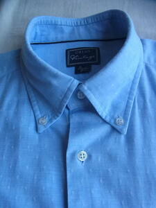 ORIAN Vintage オリアン ヴィンテージ　コットンシャンブレー　ボタンダウンシャツ　サイズ 15 1/2 - 39 MADE IN ITALY