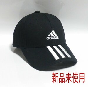 新品即決 アディダス 3-STRIPES TWILL CAP ブラック LLサイズ