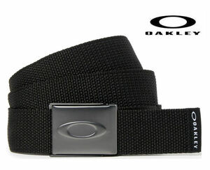 [送料無料]OAKLEY(オークリー)　エリプス ウェブベルト　ブラック　ELLIPSE WEB BELT