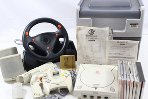 【ト静】 ★ Dreamcast HKT-3000 本体 コントローラー ソフト SONY スピーカー SRS-PC30 HKT-7400 等 まとめ 中古現状品 GC573GCG86