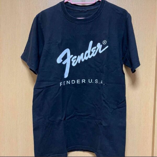 fender ロゴ Tシャツ 古着 半袖 バンドTシャツ フェンダー ロックTシャツ パンク メタル 半袖Tシャツ