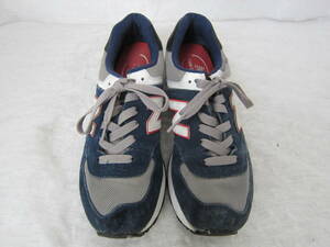 NEW BALANCE 574（ニューバランス）（ML574CPM）　紺/灰/黒/赤/白　　26㎝ D　US8　　2014年製　　ok2312D