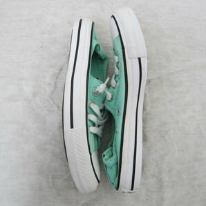 CONVERSE ALLSTAR SHORELINE SLIPON（コンバース オールスター ショアライン）(556690F) エメラルド 23.5㎝  カカトゴム  ok2312Dの画像3