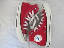 CONVERSE ALL STAR 100 COLORS HI（コンバース オールスター100 カラーズハイ）(1CK559)　赤　25㎝ US6.5　　 100周年限定モデル　ok2401A_画像3