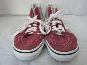 VANS SK-8 MID（バンズ スケート ミッド）（V37CL）　灰エンジ白　　27㎝　US9　　ok2401A