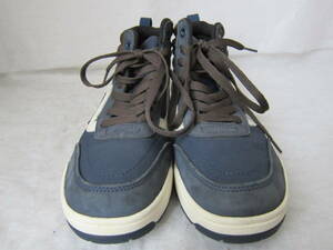 VANS TYSON HI（バンズ タイソンハイ）（V8615）　濃紺/茶/白　25㎝　US7　　　スニーカーブーツ　　ok2401B