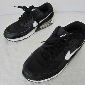 NIKE WMNS AIR MAX 90（ナイキ ウィメンズ エアマックス90）（CQ2560 001） 黒/白 wm24㎝ US7  2020年製  ok2401Cの画像2