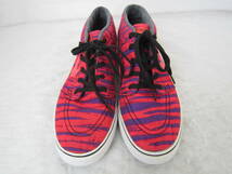 NIKE SB STEFAN JANOSKI MID PRM（ナイキ SBステファンジャノスキーミッド）(642061 651) 赤紫ゼブラ柄　26㎝ US8　2014年製　ok2301C_画像1