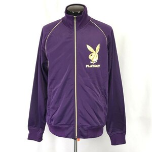 プレイボーイ/PLAYBOY★ジャージ/ジップアップ/トラックジャケット【メンズL/紫/purple】Coat/Jacket/Jumper◆BH475