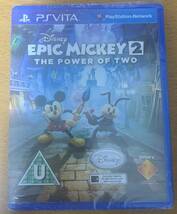 ★海外版・欧州版★PSV★ Disney Epic Mickey 2 The Power of Two 英語 新品 シュリンクダメージ 激レア_画像1