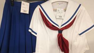 新品 XLサイズ 横須賀女子海洋学校制服 ハイスクール・フリート はいふり COSPATIO コスパティオ