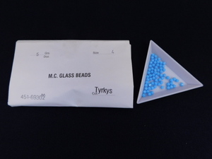 982△未使用 チェコビーズ M.C.GLASS BEADS Tyrkys ターコイズ SUPERIOR CRYSTALS