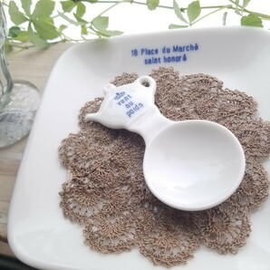 貴重!入手困難! 『milkyCokeミルキーコーク クラウン メジャースプーン』新生活 カントリー シンプル ナチュラル オシャレ 食器 陶器 の画像6