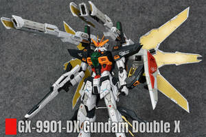 【MG 1/100 GX-9901-DX ガンダムダブルエックス Gundam Double X くろのカラス 機動新世紀ガンダムX 徹底改修塗装済完成品】 Aone016-80