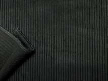 綿100 コーデュロイ 太コール ジャケット 中厚 巾150cm 長3m 黒 [m239]_画像2