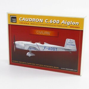 未組立品 S.B.S model 1/48 コードロン C.600 エーグロン 連絡機 民間機仕様 CAUDRON C.600 Aiglon レジンキット プラモデル ■U8639