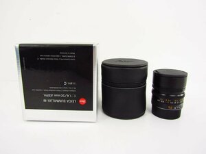 LEICA ライカ SUMMILUX-M ズミルックス M 1:1.4/50mm ASPH. 11891C (6ビット） レンズ ◆ 3464