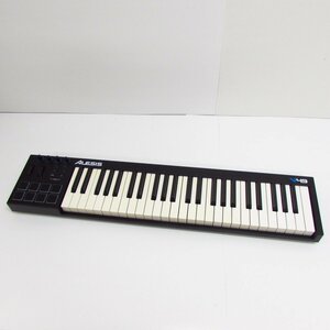 ALESIS アレシス V49 MIDIキーボード 49鍵盤 8パッド ※ジャンク品 〓2887