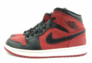 NIKE ナイキ AIR JORDAN 1 MID 554724-610 SIZE:US10 28.0cm メンズ スニーカー 靴 □UT10850