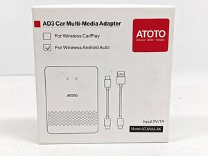 ATOTO AD3WAA-BK ワイヤレスAndroid Autoアダプター ※ジャンク《A8334