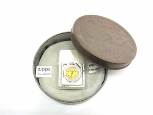 ZIPPO ジッポー 時計付き オイルライター タイムライト 時計 ∠UA10673