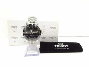 美品 ティソ TISSOT T120407 SEASTAR 自動巻き ギャランティ/替コマ付き 腕時計 △WA5922