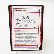 MTG Whammy Burn テストカード★N5359_画像1