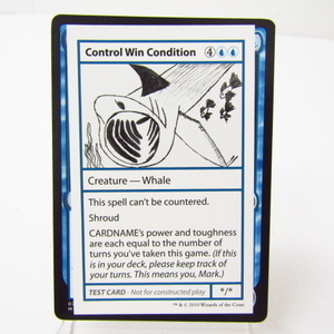 MTG Control Win Condition テストカード★N5410