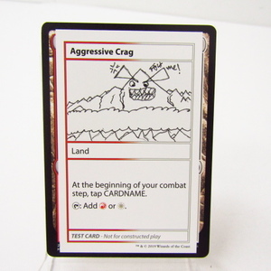 MTG Aggressive Crag テストカード★N5349