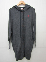 Vivienne Westwood ヴィヴィアンウエストウッド RED LABEL フード付きロングニット サイズ表記：2 グレー系 レディース ◆ FL801_画像1