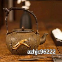 超人気☆職人手作り 陶器 煎茶道具 茶壺 茶壷 急須 常滑焼 茶器 茶道具 容量：750ML_画像1