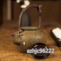 超人気☆職人手作り 陶器 煎茶道具 茶壺 茶壷 急須 常滑焼 茶器 茶道具 容量：750ML_画像5