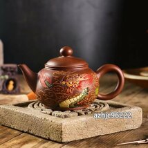 超人気☆職人手作り 陶器 煎茶道具 茶壺 茶壷 急須 茶器 茶道具 容量：150ML_画像2