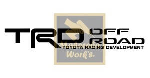 TRD OFFROAD カッティングステッカー オフロード 幅60cm ランドクルーザー プラド ハイラックス RAV４ ハリアー ハイエース