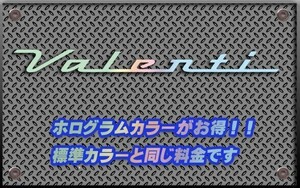 Valenti　横幅30cm～100cm　カッティングステッカー