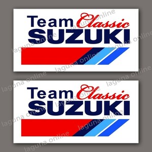 ☆即納☆　Team Classic Suzuki チームクラシックスズキ　ステッカー　デカール　並行輸入 2