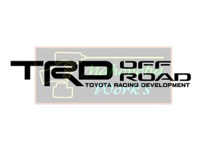 TRD　OFFROAD　カッティングステッカー　各サイズあります　1