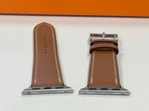 ☆即決 美品 ゴールド Apple watch HERMES エルメス シンプルトゥール レザーバンド 41mm 40mm 38mm アップルウォッチ 純正 138_画像6