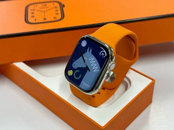 ★即決 美品 Apple Watch series8 HERMES 41mm アップルウォッチ エルメス GPS+Cellular シルバーステンレス シリーズ8 181