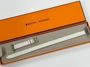 ☆希少 ほぼ未使用 即決 白 Apple watch HERMES エルメス ドゥブルトゥール 41mm 40mm アトラージュ アップルウォッチ 054