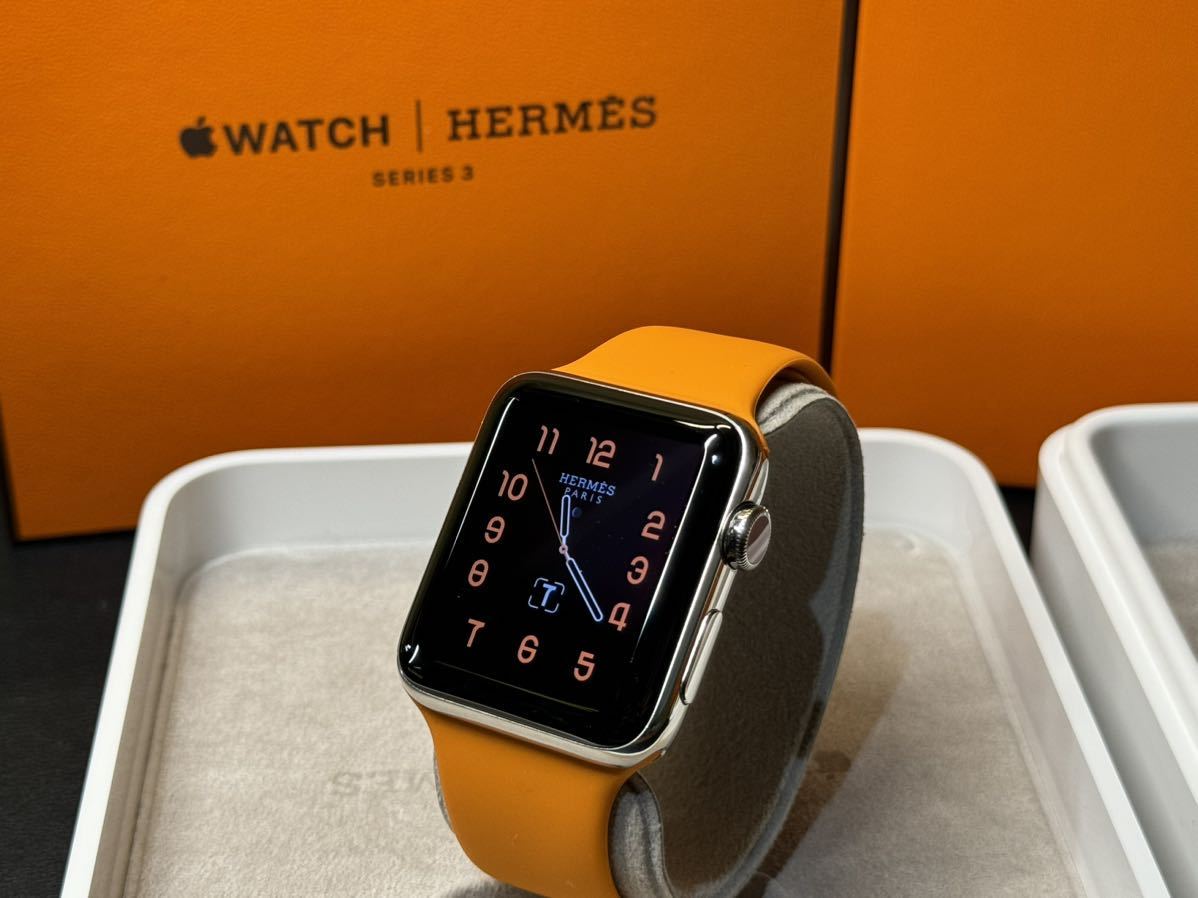 未使用 即決 Series9 Apple Watch HERMES 黒 エルメス 限定 ブラック 
